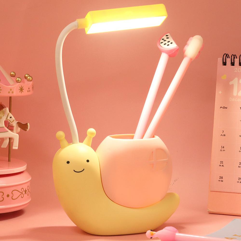 Snail lamp & pen holder