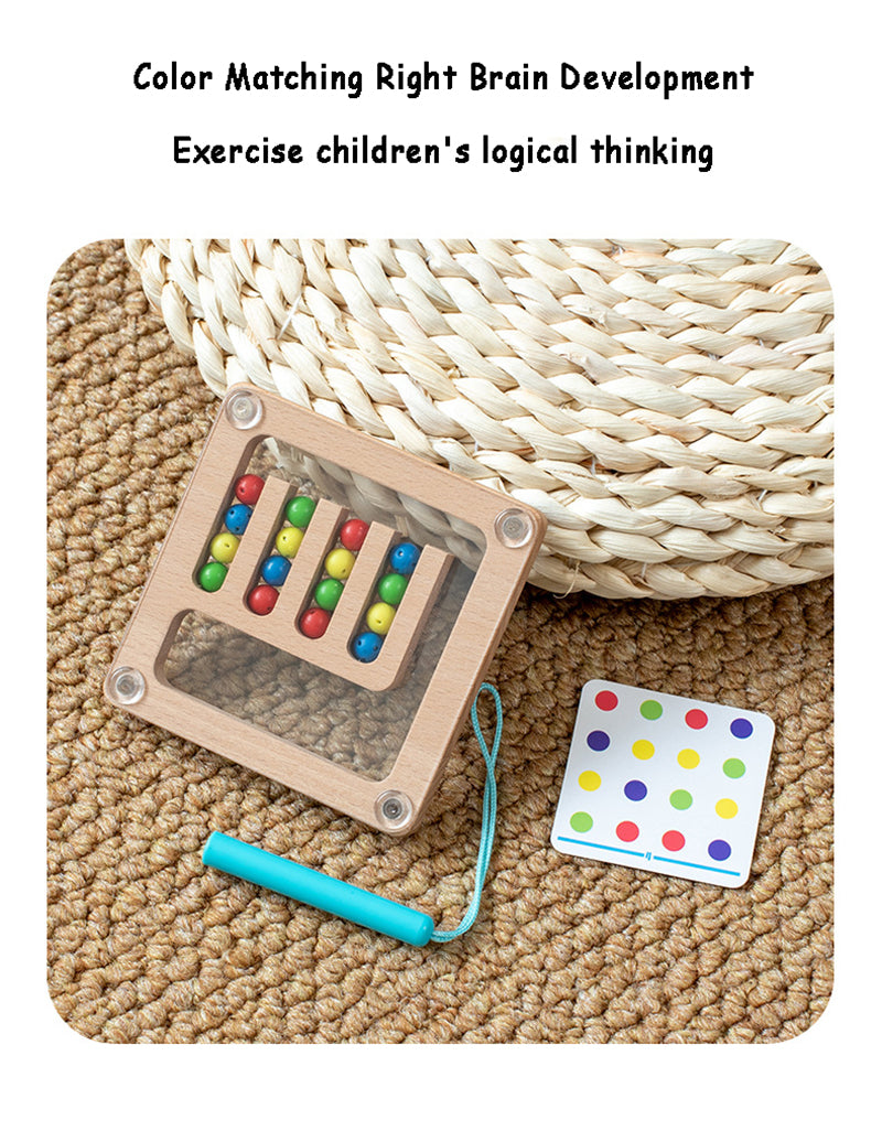 Magnetic pen sorting game - challenge game