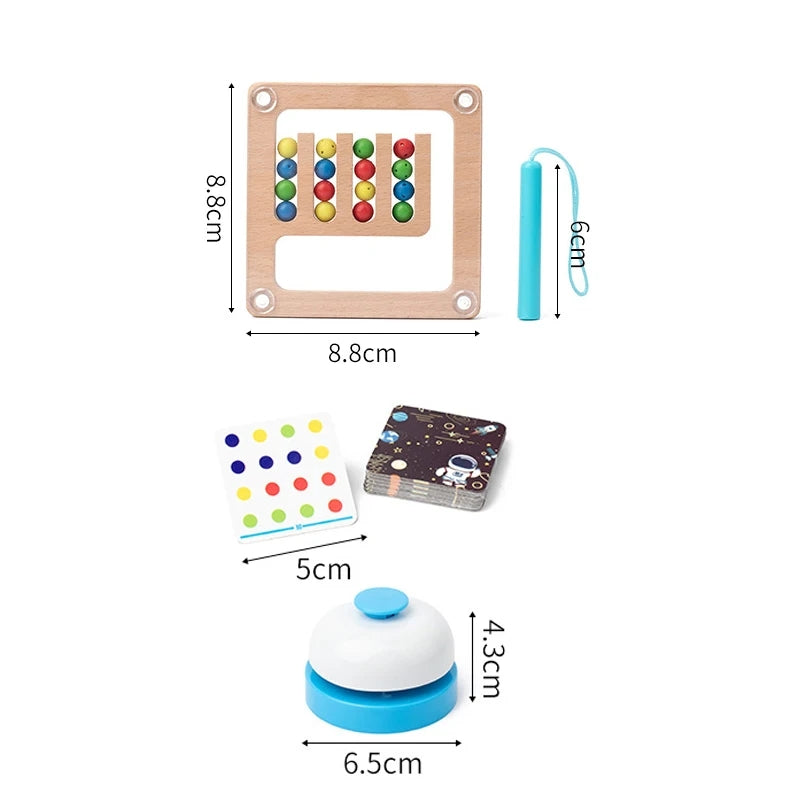 Magnetic pen sorting game - challenge game