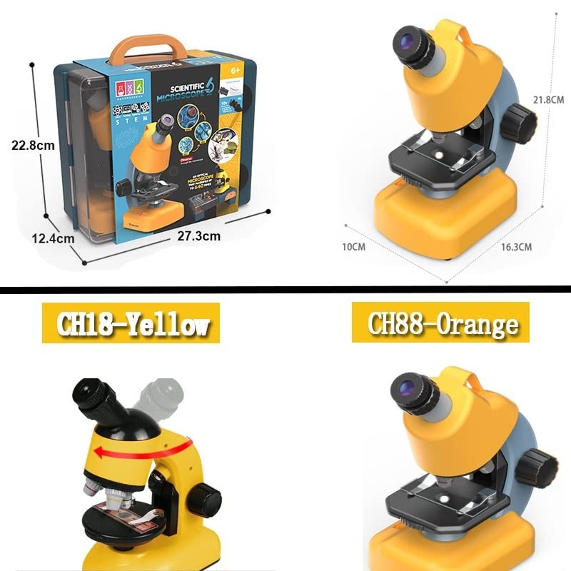 Scientific microscope with stand/suitcase