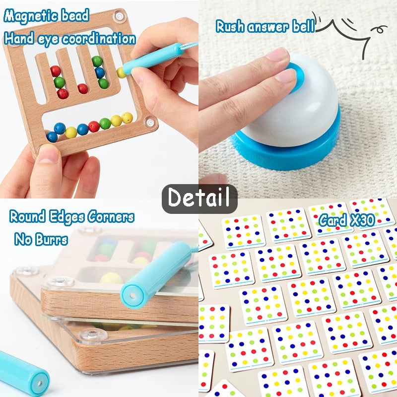 Magnetic pen sorting game - challenge game
