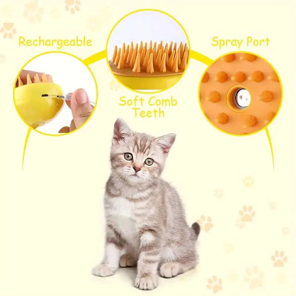 3 in 1 pet brush
