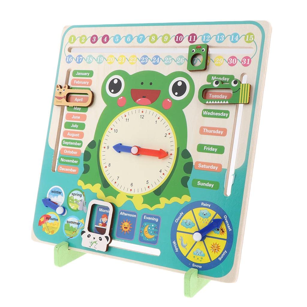 Multifunctional calendar clock