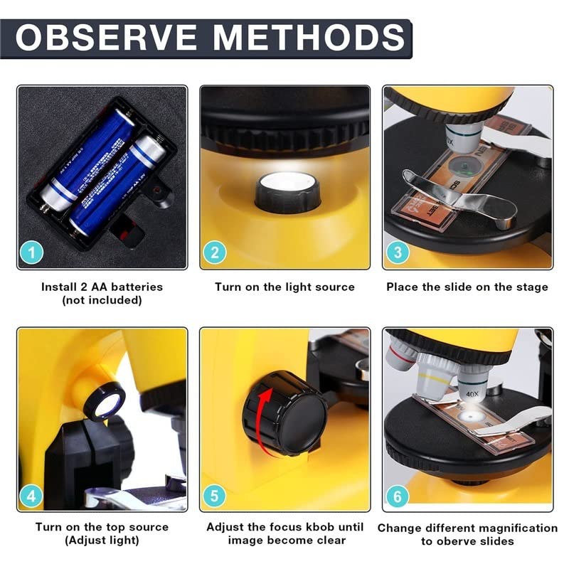 Scientific microscope with stand/suitcase