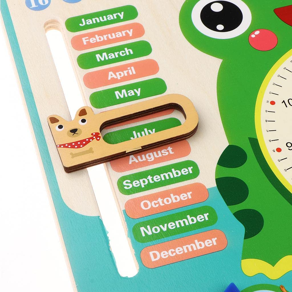 Multifunctional calendar clock