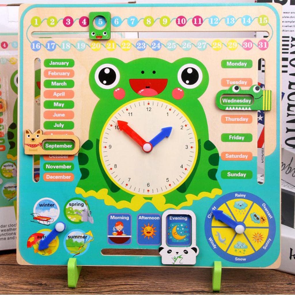 Multifunctional calendar clock
