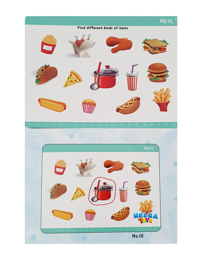 Visual discovery educational cards