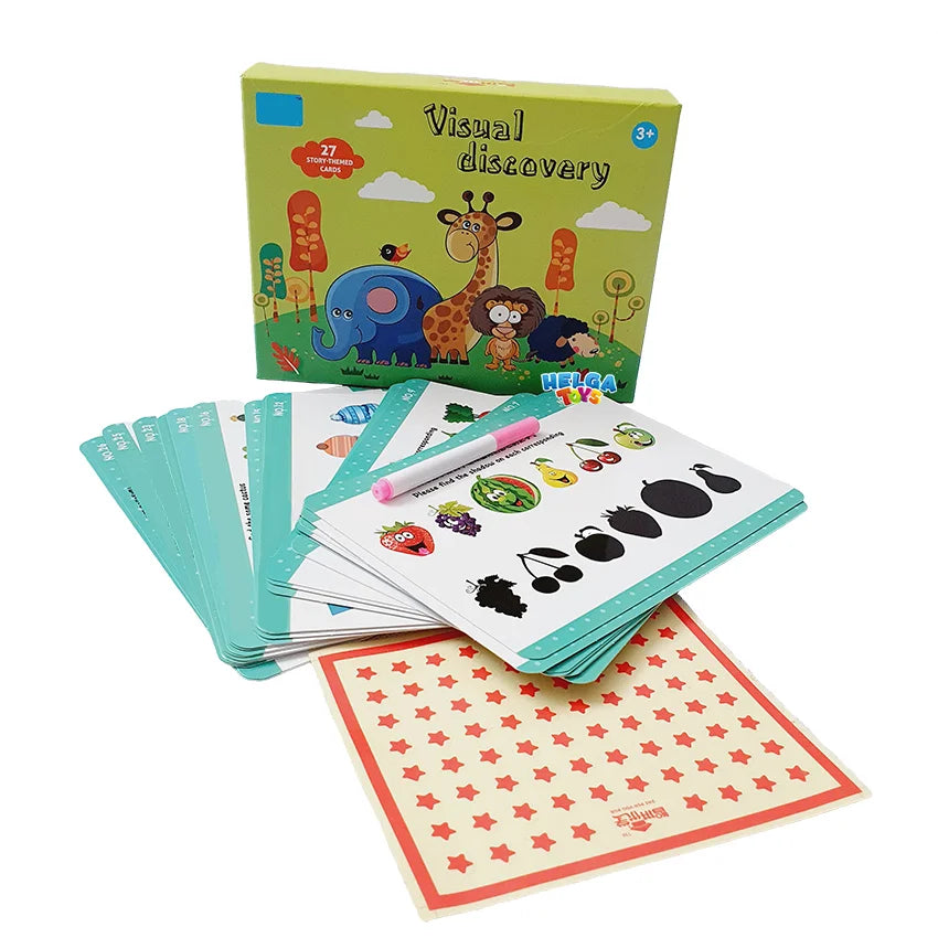 Visual discovery educational cards