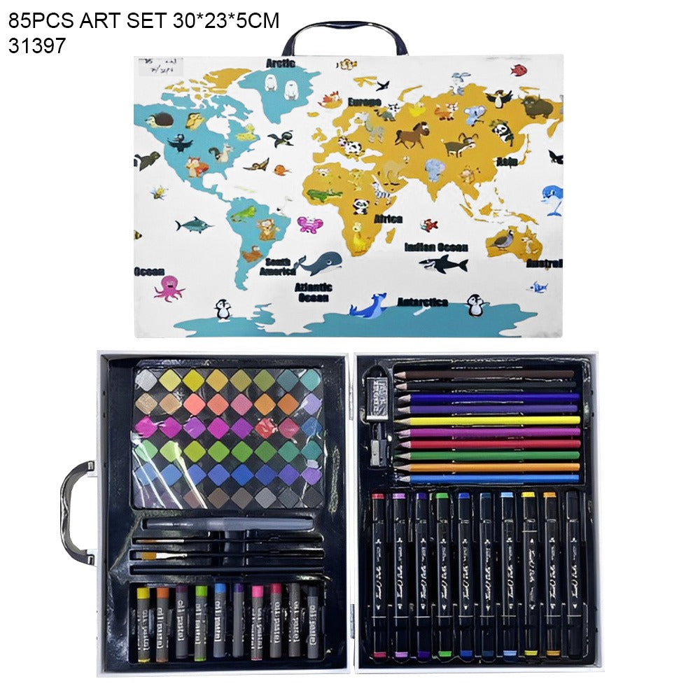 Coloring set suitcase