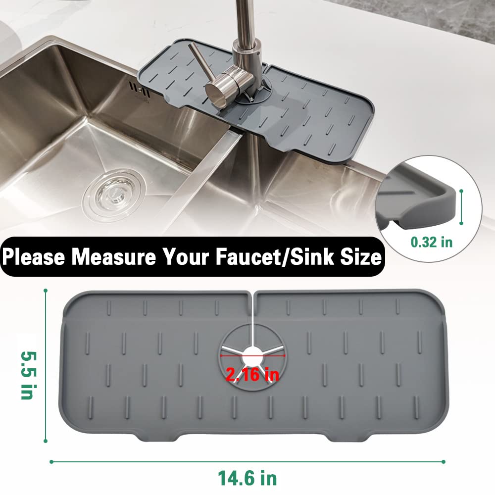 Silicone sink pad