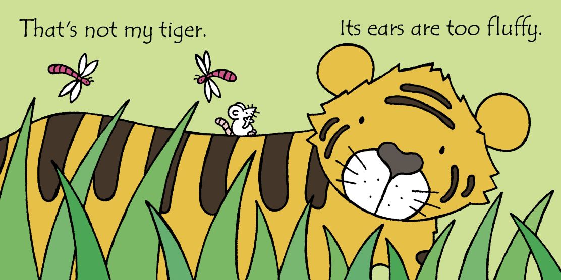 Usborne touchy book - not my tiger