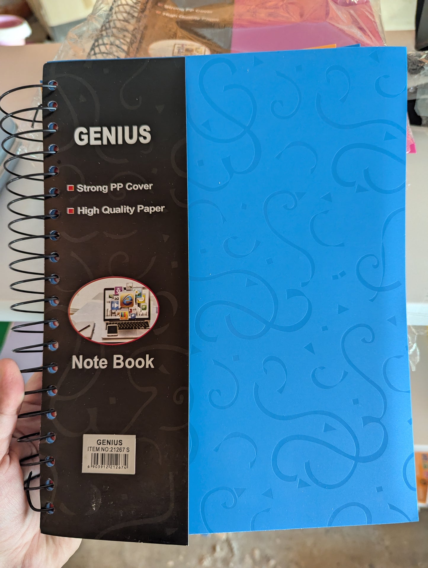 Genius 12/14 subject copybook spiral