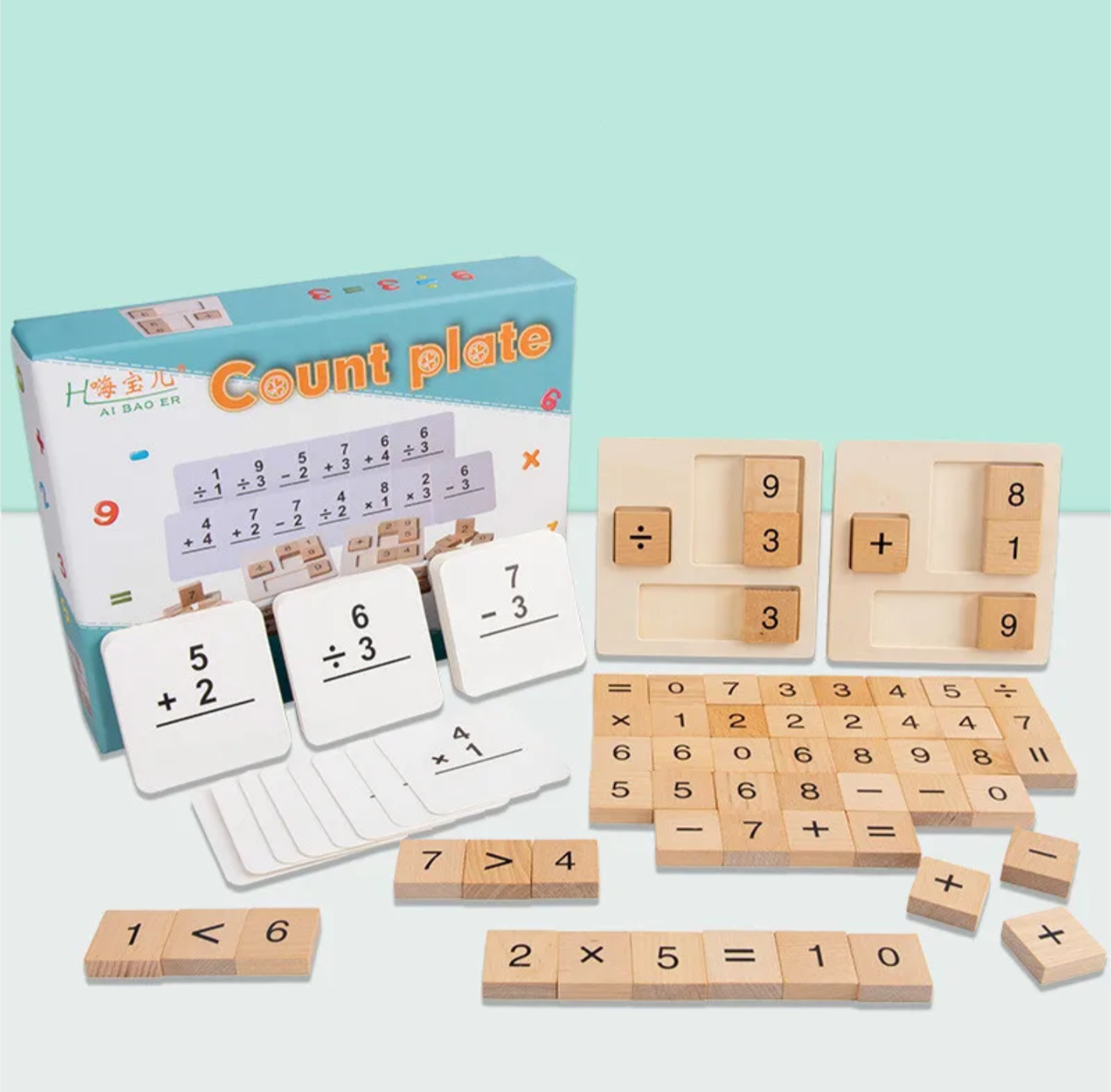 Count plate - Math game