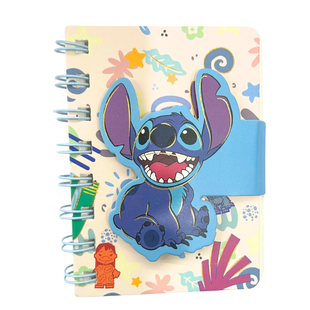Stitch spiral notebook
