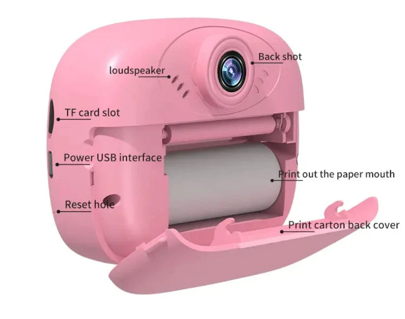 Kids Dino Print Camera