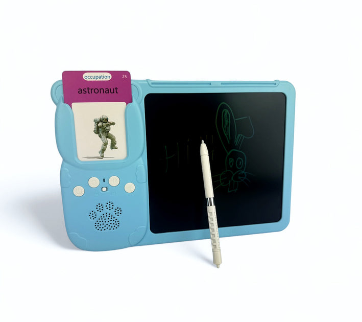 Early learning device with LCD tablet