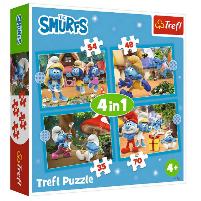 Trefl 4 in 1 puzzles