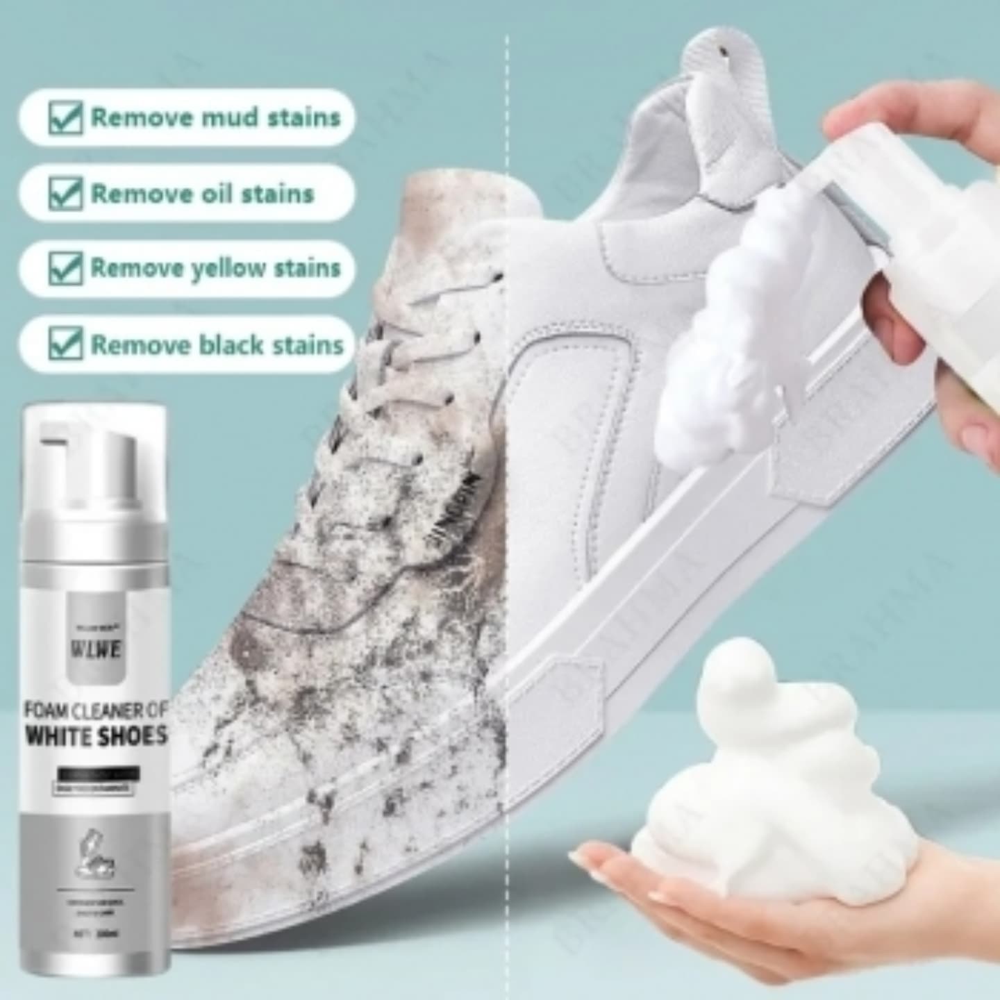 White shoes cleaner