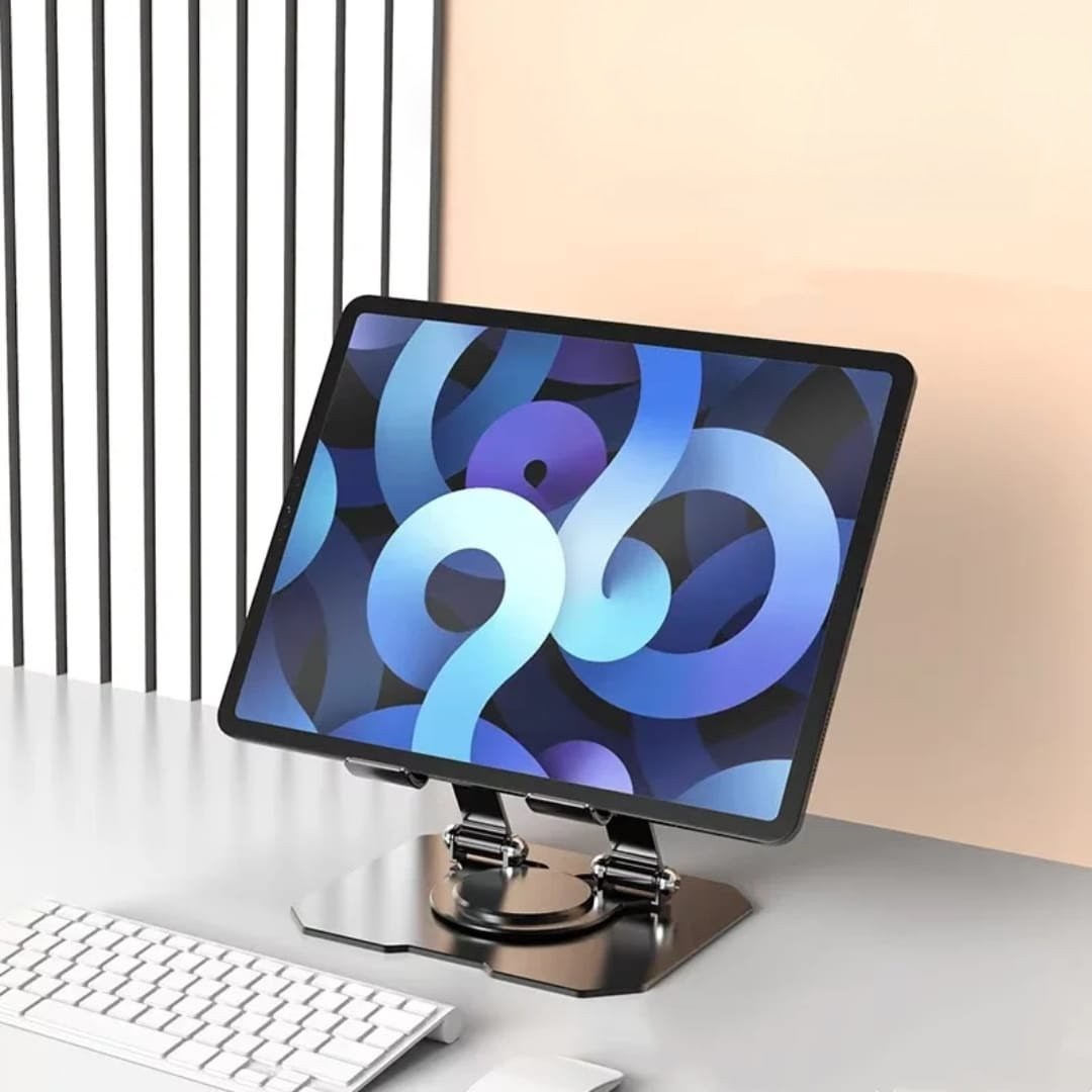 Foldable tablet holder