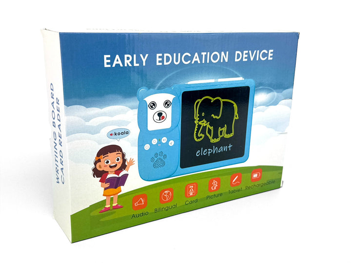 Early learning device with LCD tablet