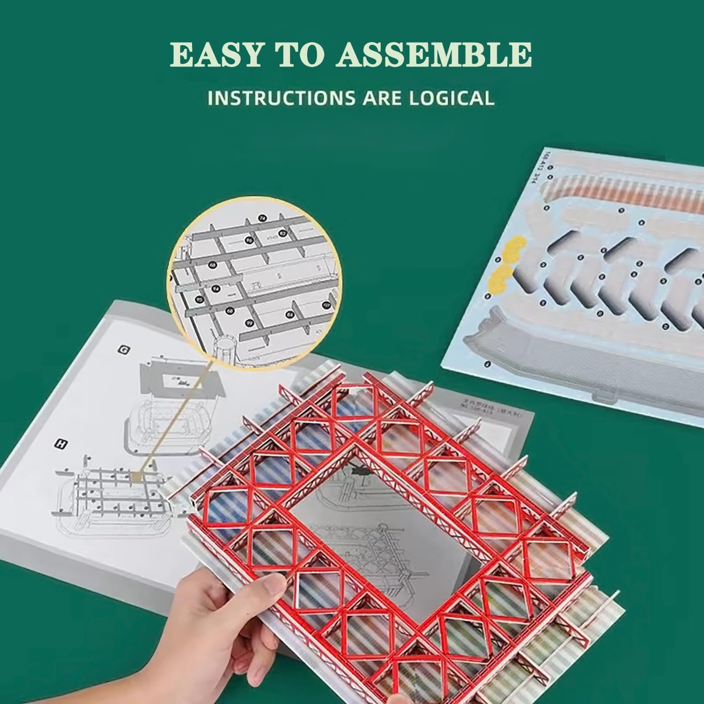 Football stadium 3d puzzle