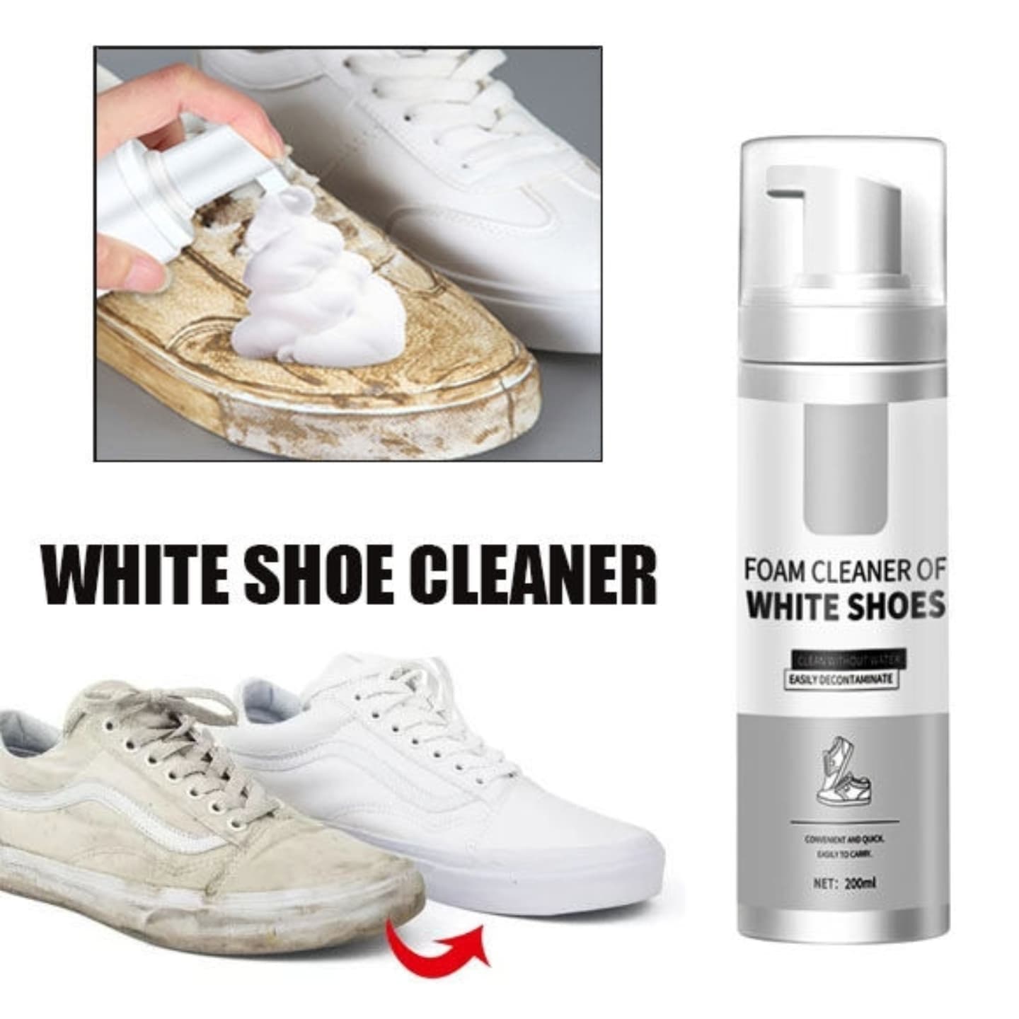 White shoes cleaner