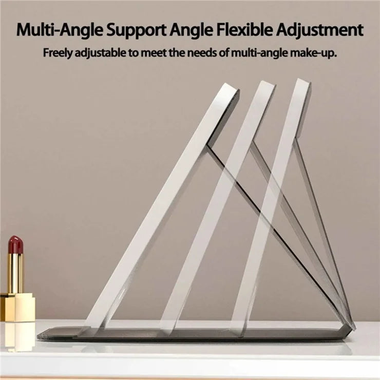 Portable mirror with LED lights