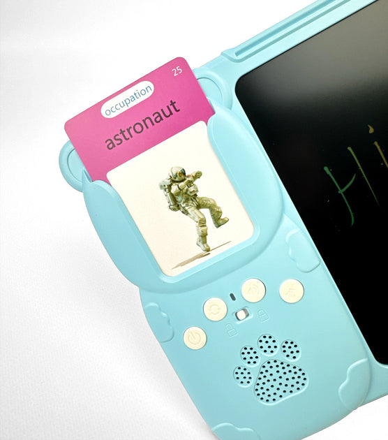 Early learning device with LCD tablet