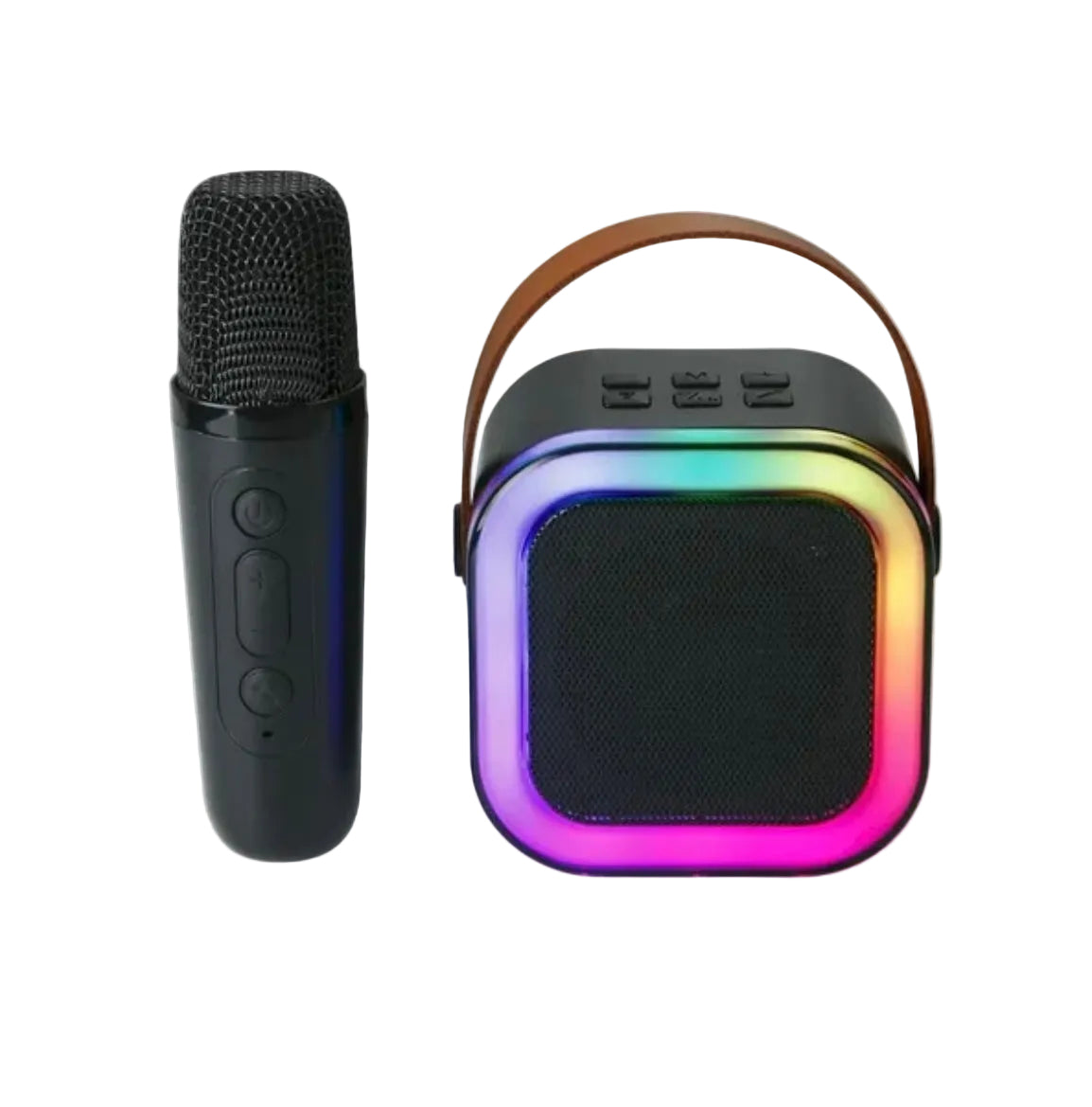 Karaoke sound system with microphones