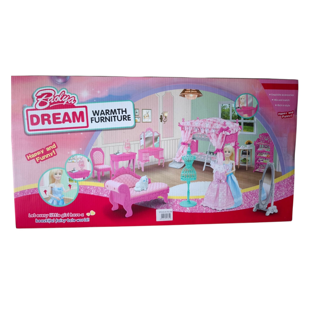 Dream doll with furniture and accessories