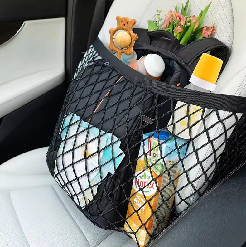 Car seat net rope