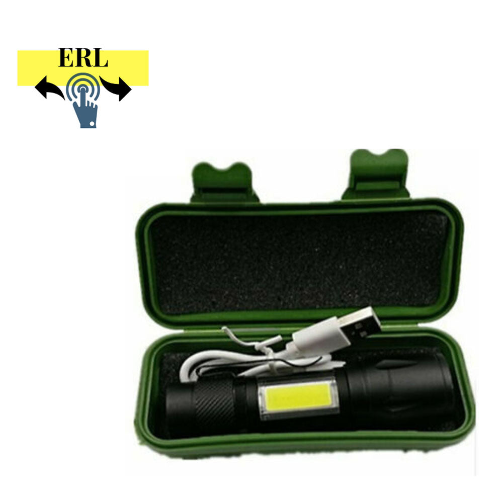 Outdoor rechargeable mini flashlight