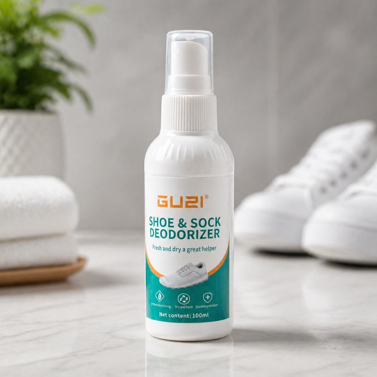 Shoe and socks deodorant