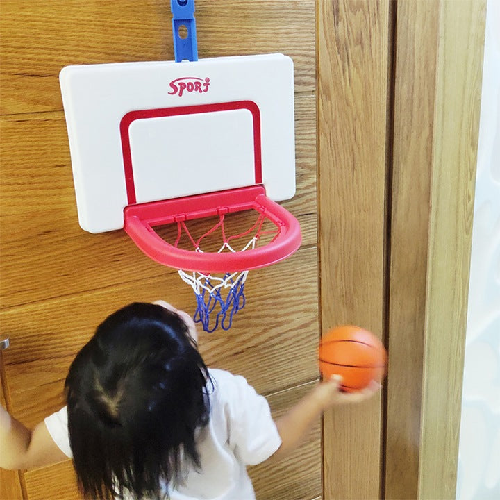 Door hanging basketball set