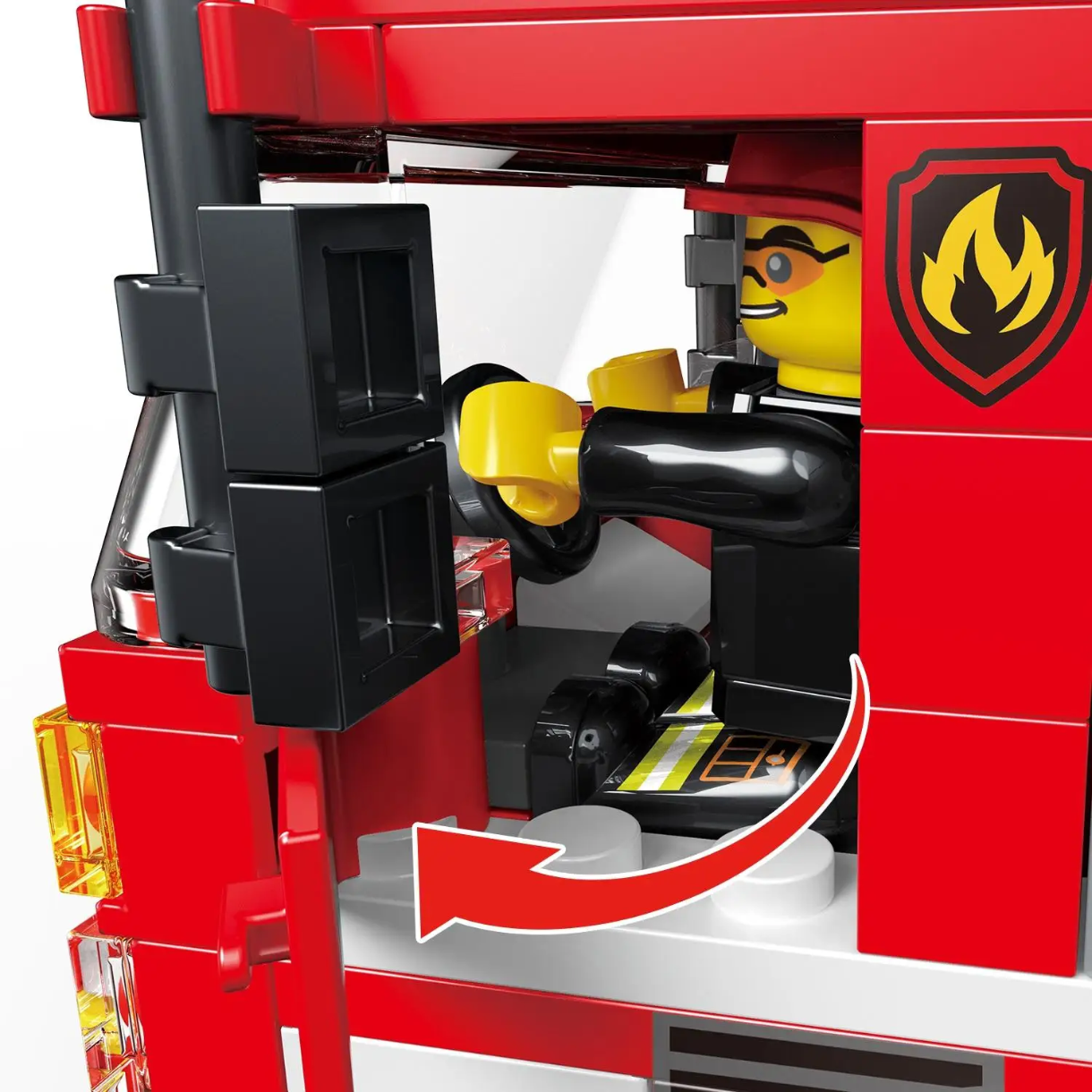 430 pcs fire station blocks set