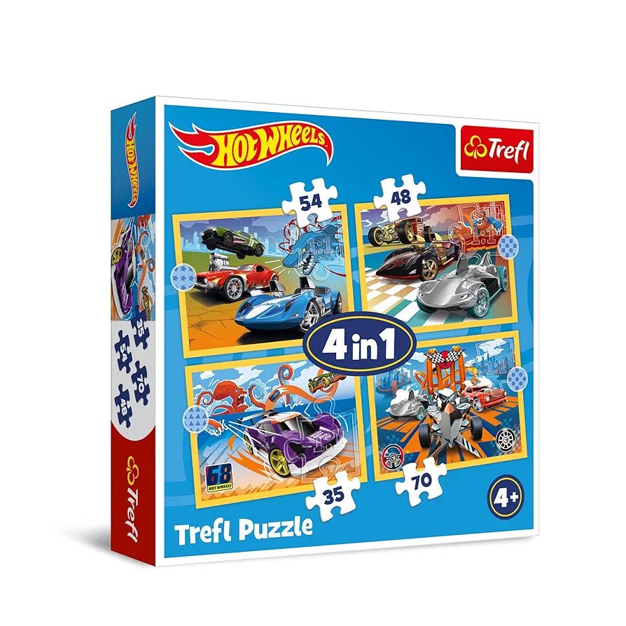 Trefl 4 in 1 puzzles