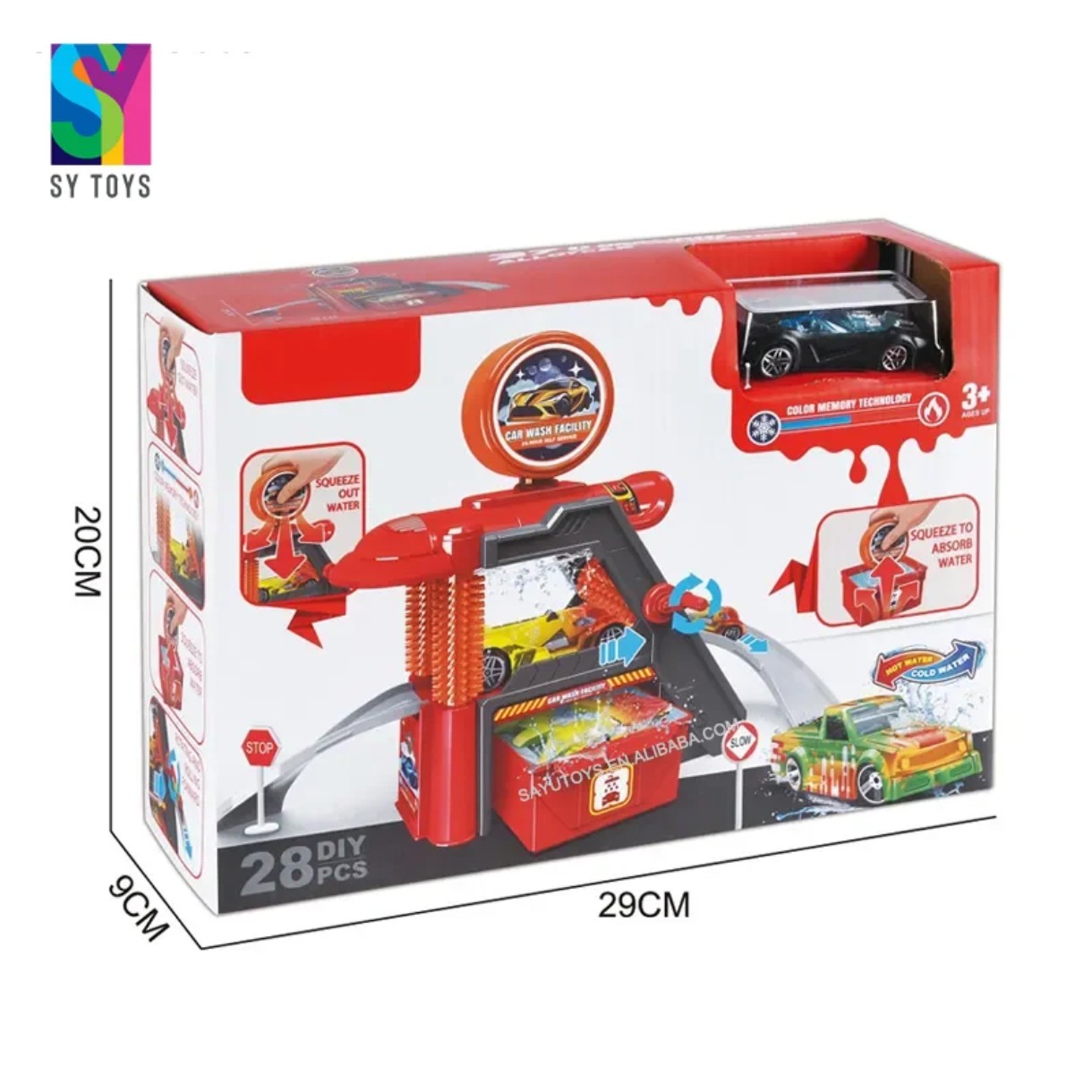 Car wash facility toy