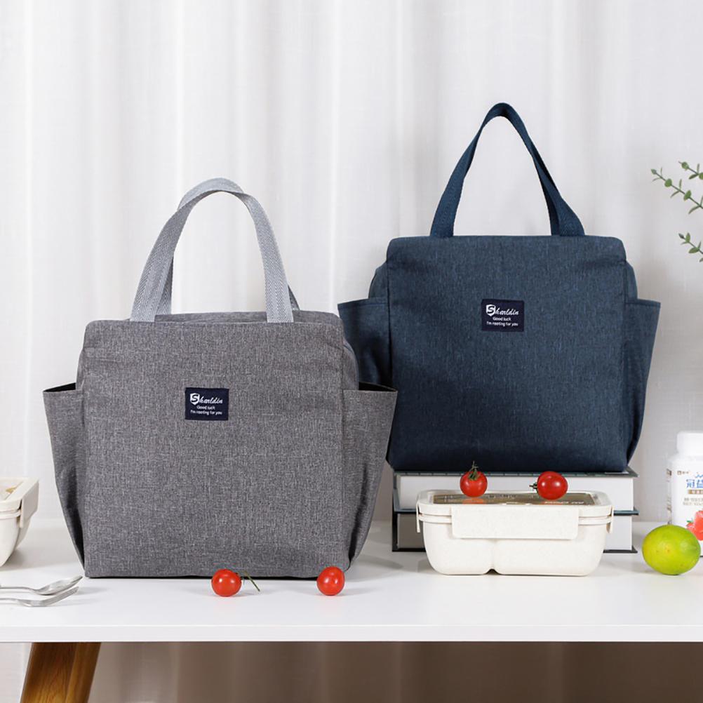 Lunch bag with 2 side pockets