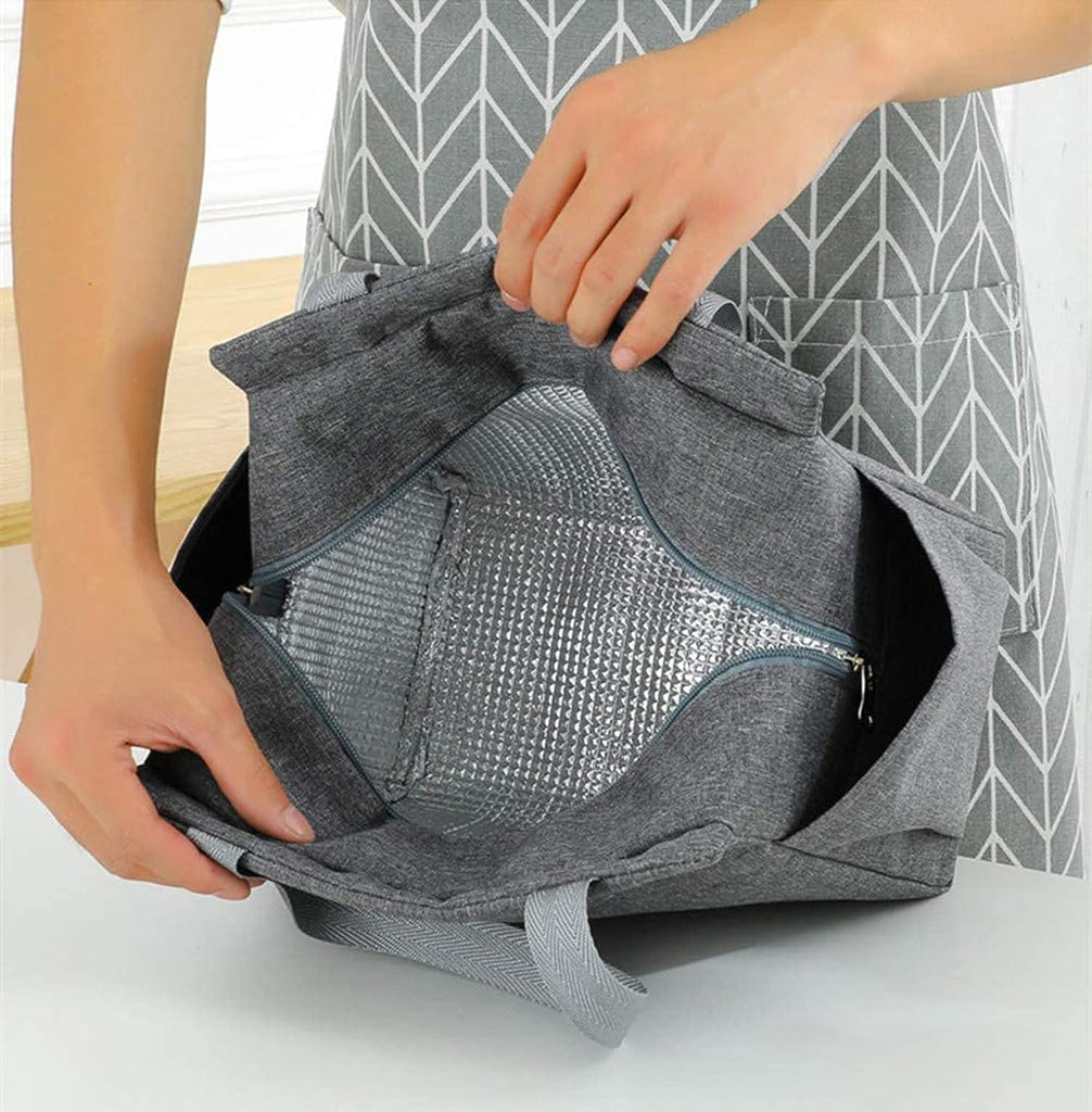 Lunch bag with 2 side pockets