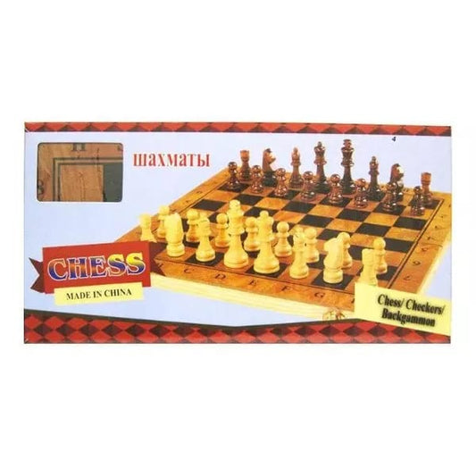 3 in 1 chess checkers backgammon
