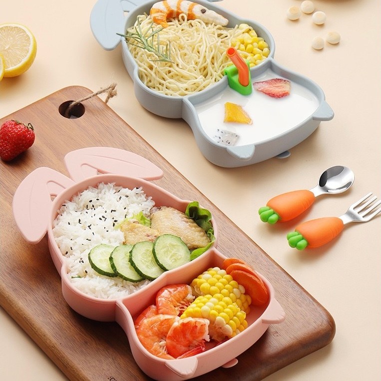 Rabbit silicone tableware