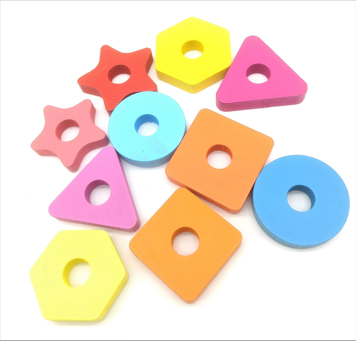 Shapes and numbers wooden toy