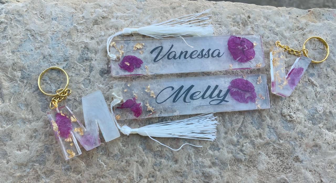 Keychains and bookmarks