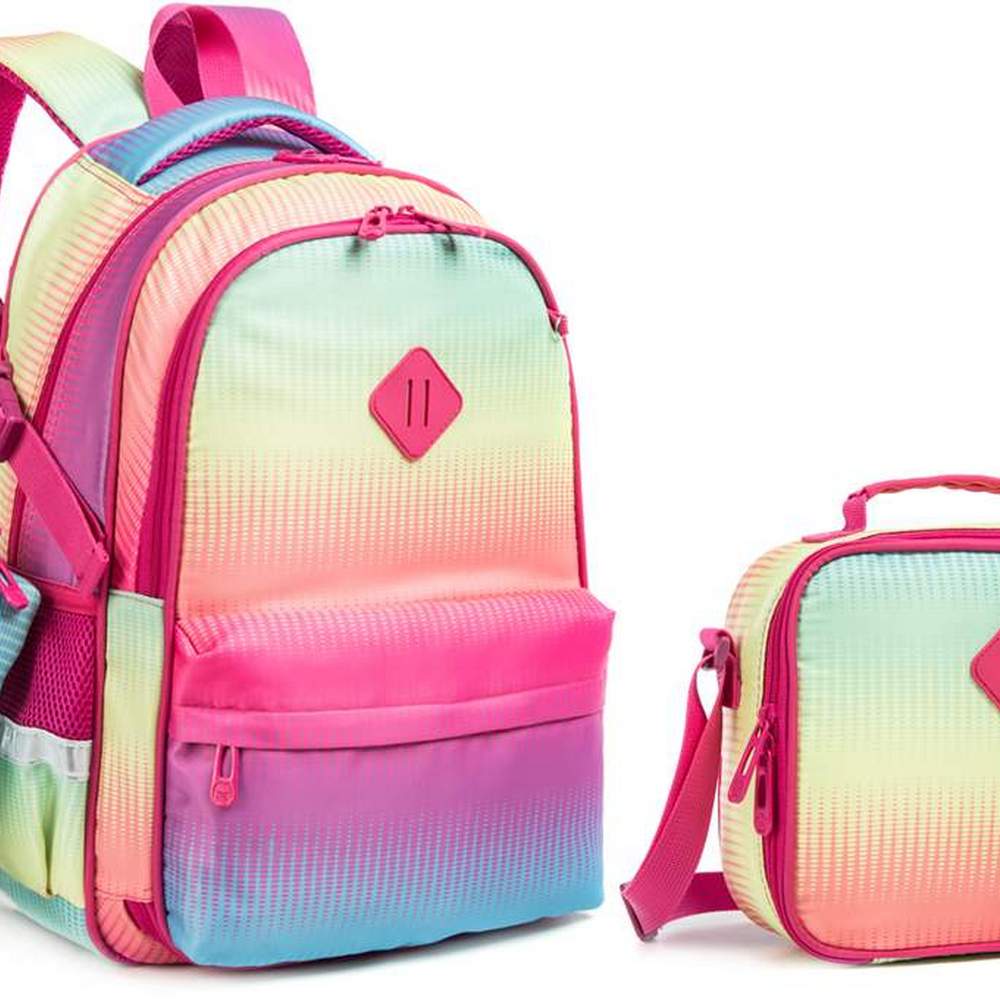 Rainbow backpack set