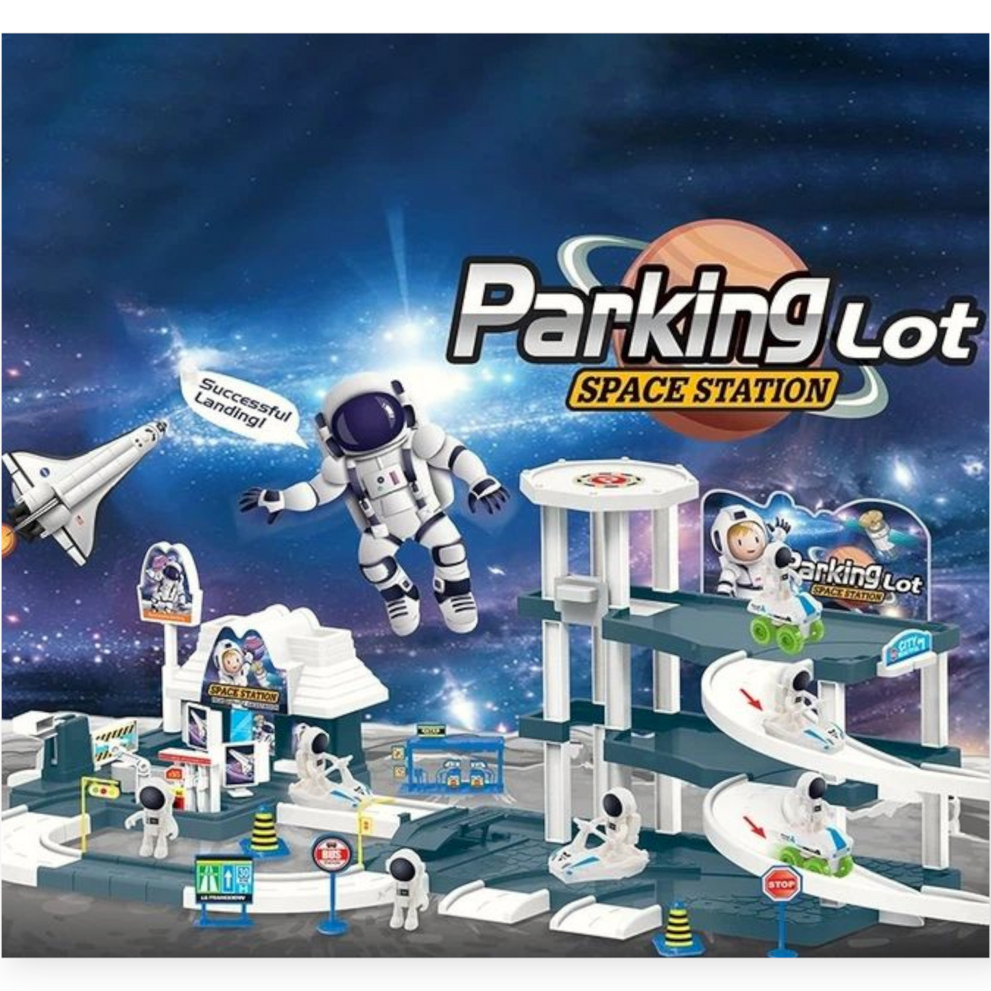 Space station parking lot