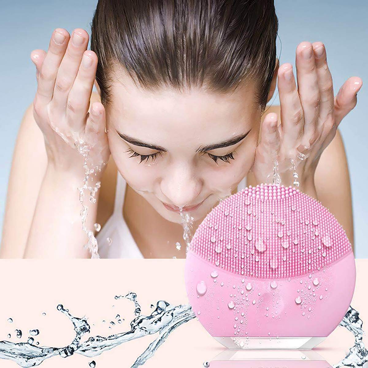 Electric face brush and massager