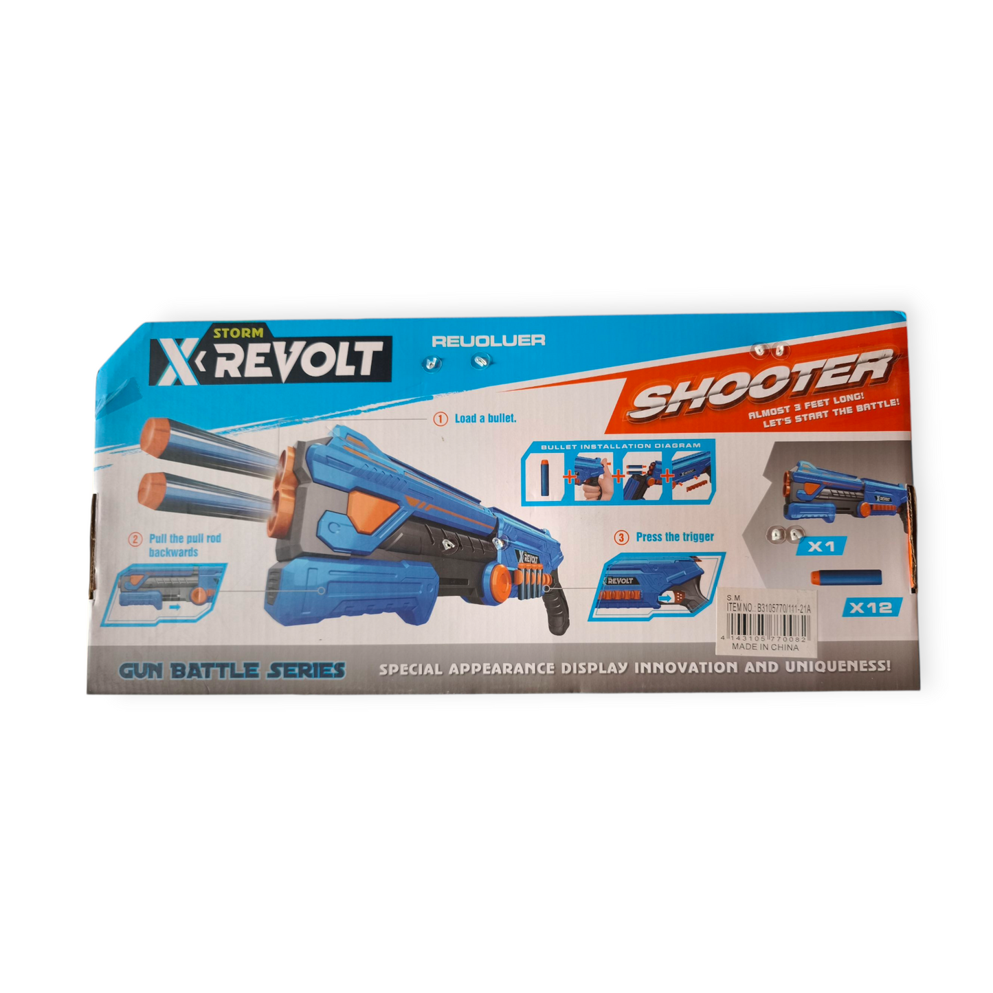 X revolt shooter gun