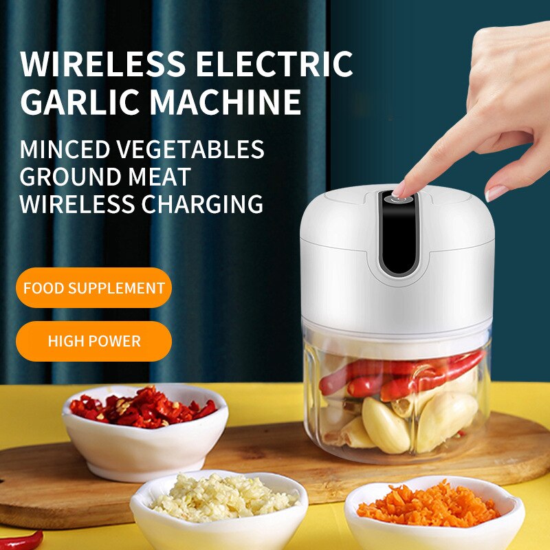 Electric garlic machine
