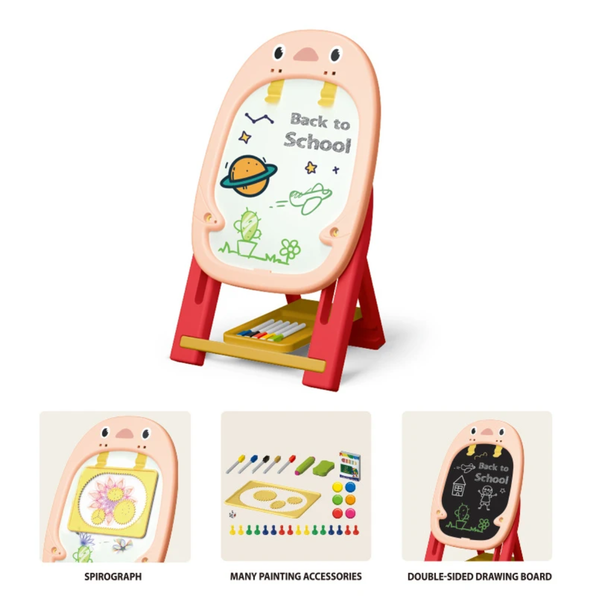 Double sided drawing board