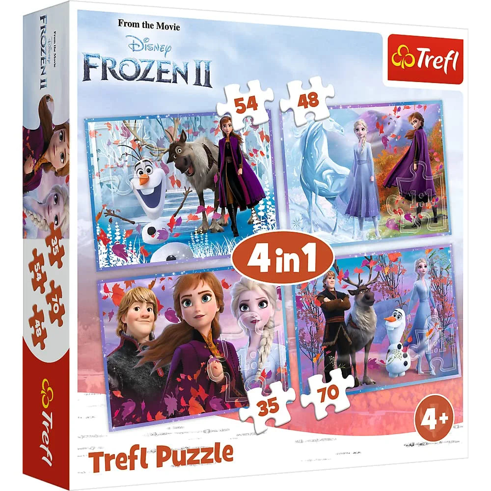 Trefl 4 in 1 puzzles